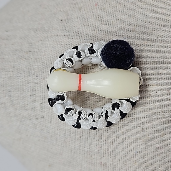 Vintage Bowling Brooch Pin Hand Crafted Handmade - Picture 7 of 10
